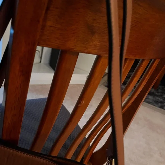 Calvin Klein NWOT Brown 3 Compartment With Outside pocket - Picture 8 of 12